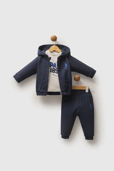 U.S. Polo Assn 3'lü Takım USB2584 Lacivert ürün görseli