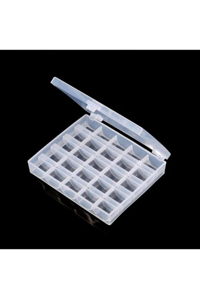 KRC TEKSTİL Şeffaf Masura Saklama Kutusu ürün görseli