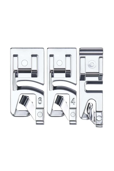 İşkur Makina Aile Dikiş Makinası Kıvırma Ayak Seti - 2mm 4mm 6mm Ayak Tutucu Dahil - Resim 2