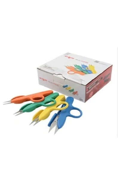 Bluemix Singer Zetina Golden Eagle Iplik Kesme Temizleme Makası 12 Adet (Yaylı Şıkşık) 1 Kutu ürün görseli