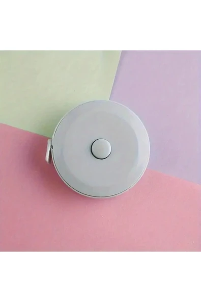 MAB 1.5 Metre Plastik Otomatik Mezura - 1 Adet Mavi ürün görseli