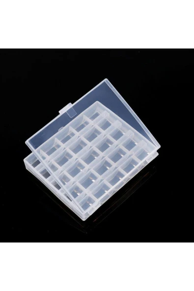 KRC TEKSTİL Şeffaf Masura Saklama Kutusu - Resim 2