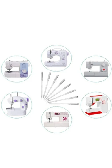 Bluemix Singer Pfaff Zetina Beko Janome Bernina Homemax Sınbo Brother Aile Makine Iğnesi 11 Ve 14 Numara - Resim 3