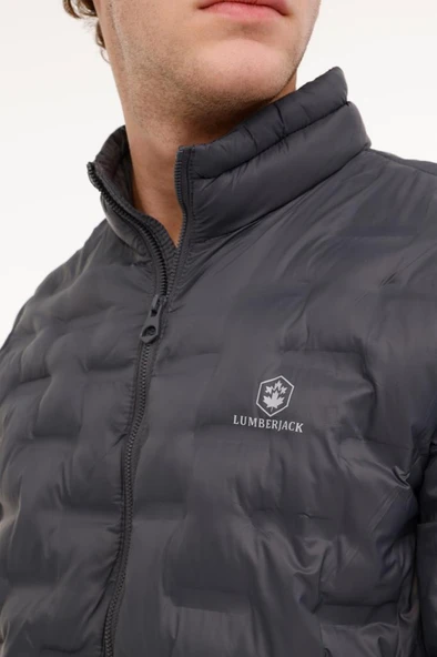 Lumberjack ML AMOTT COAT 4PR 101901045 Erkek Mont Antrasit S-XXL - 4