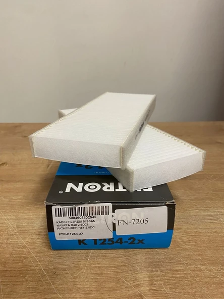 Filtron K1254-2X (Çiftli) Polen Filtresi Nissan Navara 2.3dcı - 2.5d 2.5tdı / Pathfinder 2.4 - 2.5tdı 27274EA000 999M1D4005