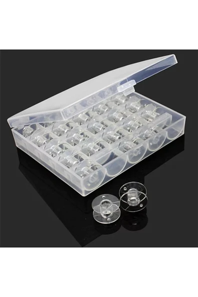 Singer Lüx Zetina Janome Brother Beko Bindallı Dikiş Makinesi 25adet Bir Kutu Plastik Masura - Resim 2