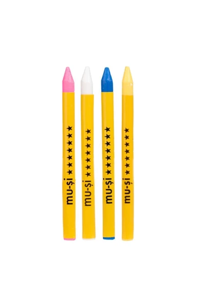 KARACA MAKİNE Mu-şi Buhar Ile Uçan Çizgi Kalemi Renkli (4 ADET) ürün görseli