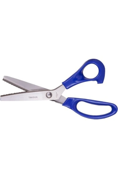 Tokıa Zig Zag Kesim Terzi Sürfile Makası 23.5 Cm Plastik Saplı - Resim 3