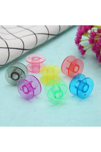 SİNGER Singer Ev Tipi Plastik Masura Renkli 25 Adet - Resim 3