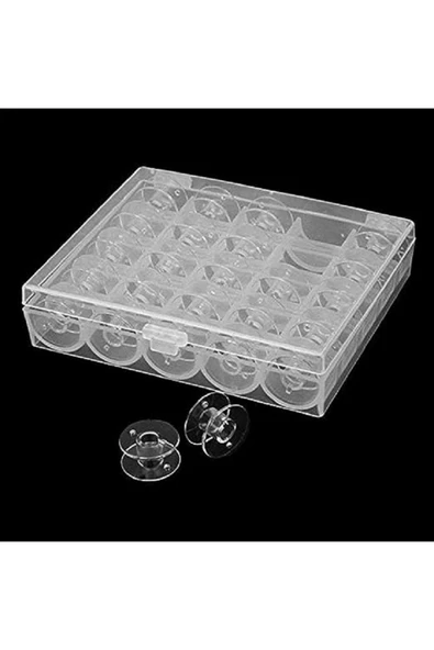 ecodikis Ev Tipi Plastik Masura 25li Kutu Şeffaf (Singer Beko Janome) - Resim 4