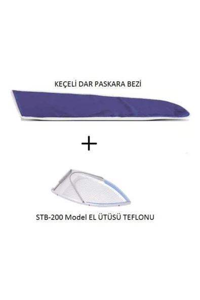 Bluestar Isıya Dayanıklı Keçeli Dar Paskara Bezi Ve El Ütüsü Teflonu Stb-200 ürün görseli