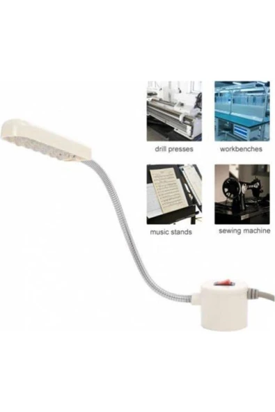 SMS ATILIM Spiral Dikiş Makinası Lambası Mıknatıslı 10 Ledli - Resim 3