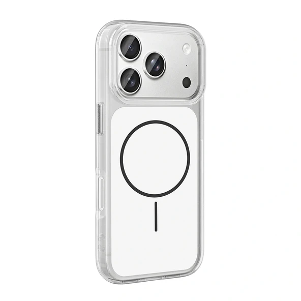 Apple iPhone 17 Pro Kılıf Metal Buton Tasarımlı Zore İkonik Sert Silikon Kapak - 4