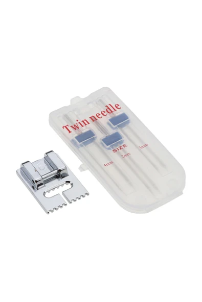 İşkur Makina Nervür Çiftli Ev Tipi Dikiş Makine Nervür Dikme Iğne Ve Ayak Seti ürün görseli