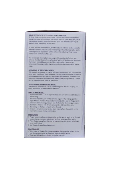 RED ARROW Leke Temizleme Tabancası / YH-120 - Resim 6