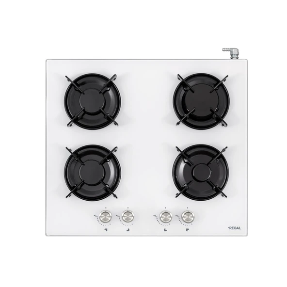 Regal SO 6041 BCY Beyaz Cam Set Üstü Ocak