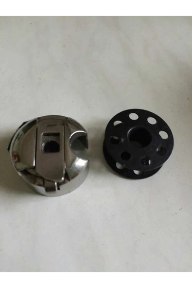 Singer Safety BROTHER JUKI TYPİCAL Dikiş Makine Çarşısı Mekik Sanayi Konfeksiyon Makinesi Mekiği Ve 5 Adet Masura - Resim 2