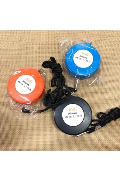 İkizler Askılı Otomatik 3 Metre Terzi Mezura - Resim 2