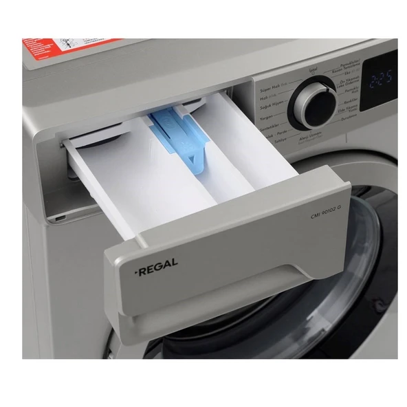 Regal CMI 90102 G 9 kg 1000 Devir Çamaşır Makinesi - 5