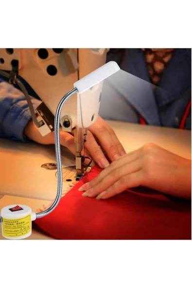 SMS ATILIM Spiral Dikiş Makinası Lambası Mıknatıslı 10 Ledli - Resim 4