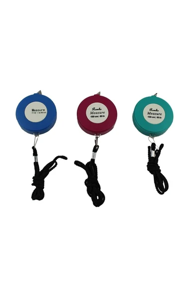 İşkur Makina 1.5 Metre Boyuna Askılı Mezura Metre 3 Adet ürün görseli