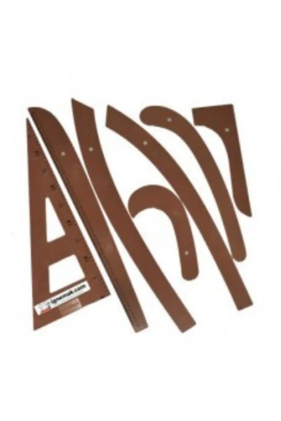 Moonstar Riga Ahşap Cetvel Takımı 7 Parça ürün görseli