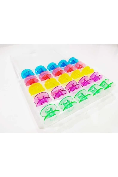 SİNGER Ev Tipi Plastik Masura Renkli 25 Adet Masura ürün görseli