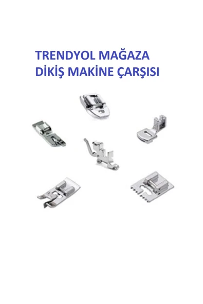 singer pfaff Sınger Zetina Janome Ayaklar -ayak Bağlantısıkıvırma,nervür,sürfile,büzgü Ayak,gizli Fermuar Ayak) ürün görseli