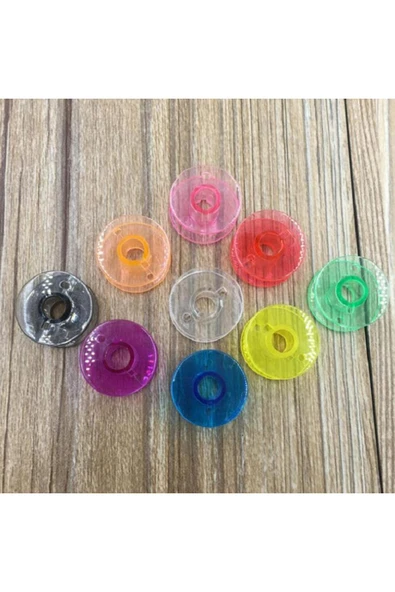 SİNGER Singer Ev Tipi Plastik Masura Renkli 25 Adet - Resim 6