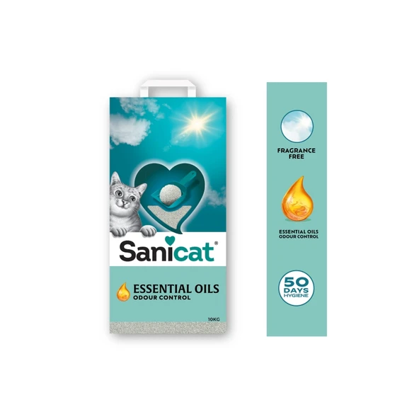 Sanicat Essential Oils Yasemin Kokulu Kedi Kumu 10 Kg - Resim 2