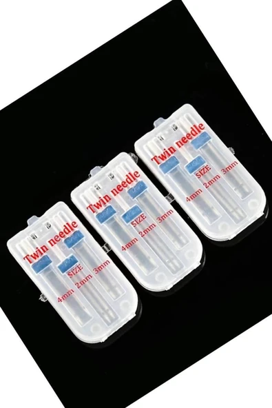 CANARY Ikili Çift Nervür Iğnesi (2mm/90-3mm/90-4mm/90) - Resim 3