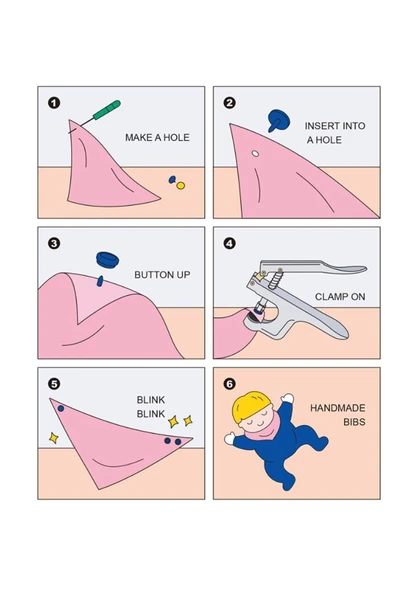 PLATINSEW PLASTİK ÇITÇIT EL PENSE SETİ 160 ADET - Resim 4