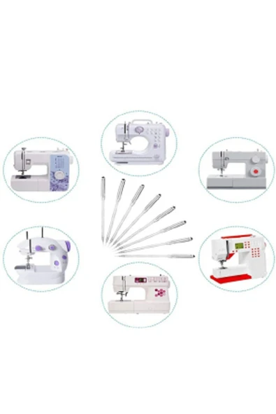 Singer Safety Metal Singer Beko Zetina Uyumlu Janome Bindallı Kıvırma Ayak Takımı 3mm-4mm-6mm - Resim 8