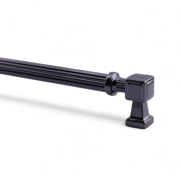 Mobilya Çekmece Mutfak Dolabı Dolap Kulpları Kulb 22.4 cm 224 mm Çizgili Füme Metal Kulp - Resim 4