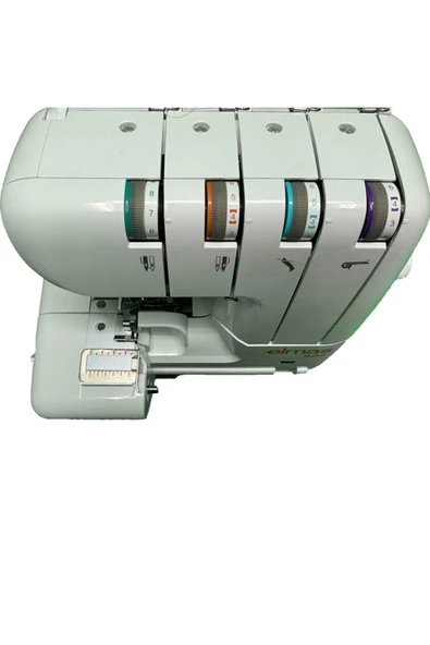 Elmas Ev Tipi 3-4 İplik Overlok Makinası, 2 Yıl Garanti, Beyaz Renk - Resim 5