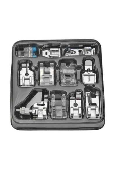 İşkur Makina 11 Parça Ev Tipi Aile Dikiş Makinesi Ayak Seti Singer Pfaff ürün görseli