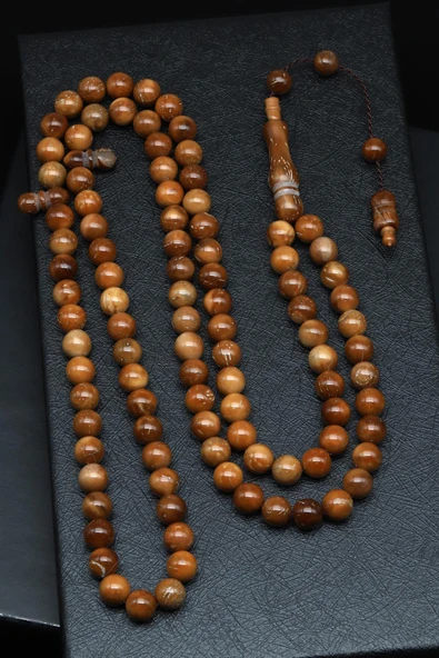 Kuka Ağacı 99'lu Tesbih 8 mm Küre Kesim - T-1503 ürün görseli 1