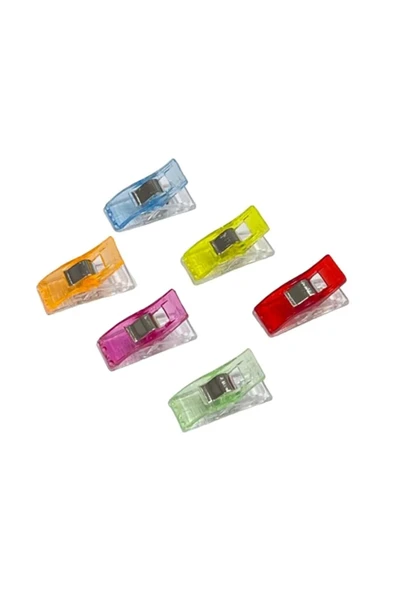 KRC TEKSTİL Küçük Boy Kumaş Mandalı 10 Adet - Resim 2