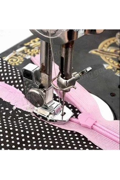 SİNGER Zetina Janome Metal Gizli Fermuar Ayak Dikiş Makineleri Için - Resim 3