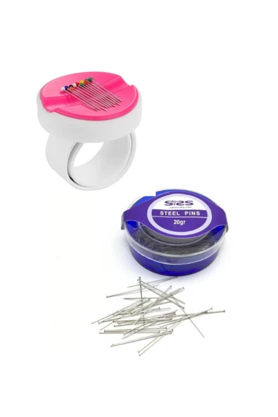 NGV Terzi Iğnedenliği Mıknatıslı Bileklikli Iğnelik ve süngerli Çelik Toplu Iğne Terzi Iğnesi ürün görseli