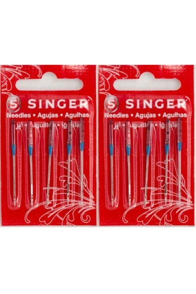 SİNGER Sınger 100cc Makine Yağı Ve Sınger 14 No Makine Iğnesi (10 Ad Iğne) - Resim 2