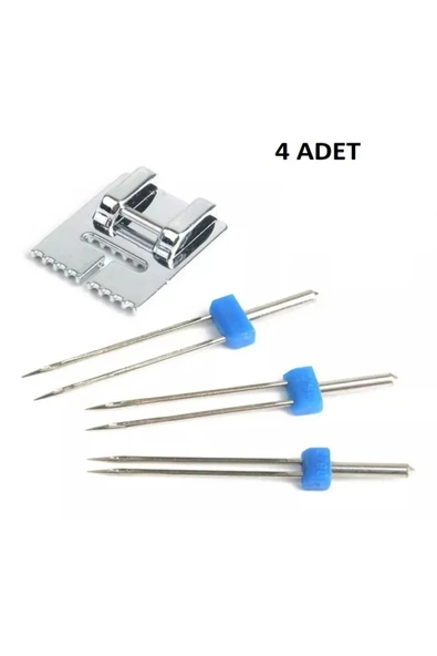 DİKİŞ MAKİNA ÇARŞISI DİKİŞ MAKİNE ÇARŞISI Zetina NERVÜR AYAK Paket 2mm,3mm Ve 4 Mm'dir. 3 ADET ÇİFT İĞNE GELECEKTİR. ürün görseli