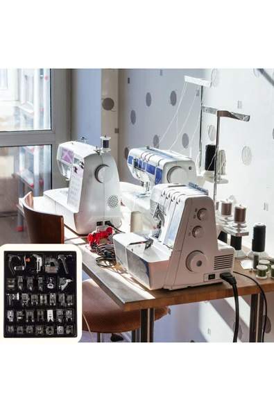 SİNGER Singer Dikiş Makinesi Ayak Seti - Resim 3