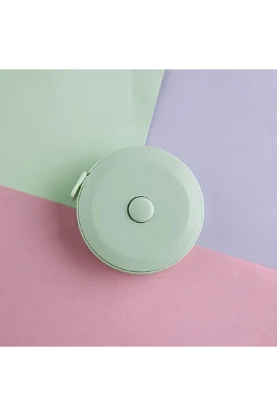 MAB 1.5 Metre Plastik Otomatik Mezura - 1 Adet Yeşil ürün görseli