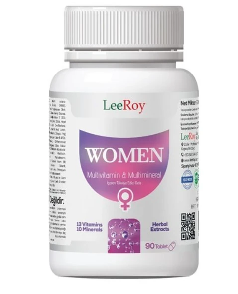 Leeroy Women Multivitamin Multimineral 90 Tablet ürün görseli