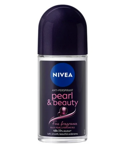 Nivea Pearl & Beauty Black Kadın Roll-On Deodorant 50 ml