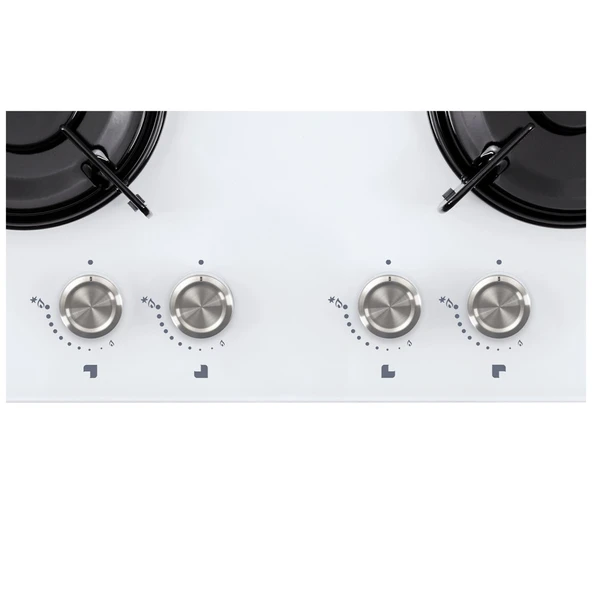 Regal SO 6041 BCY Beyaz Cam Set Üstü Ocak - 4