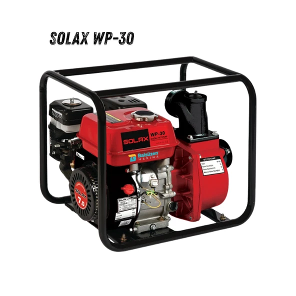 Solax 3'' Dört Zamanı  Benzinli Motopomp Su Motoru ürün görseli