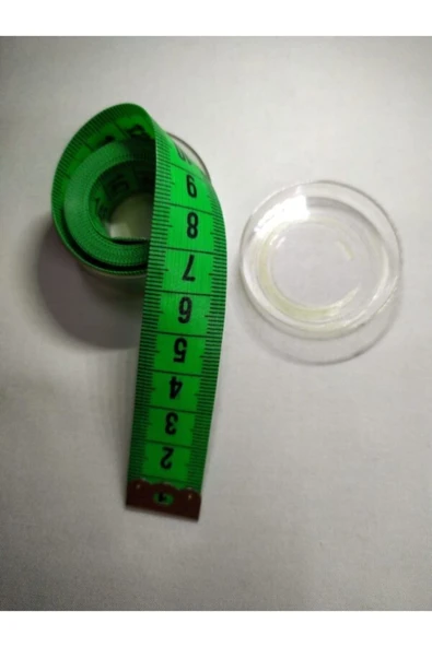 Turhan Yeşil Renk Kutulu Mezura 150cm – Cetvel ürün görseli