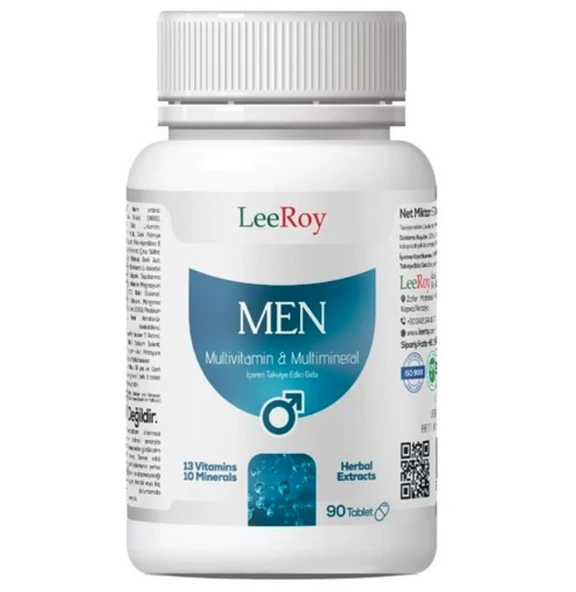 Leeroy Men Multivitamin Multimineral 90 Tablet